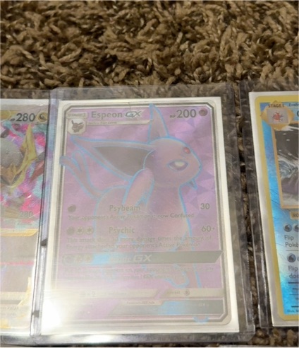 2017 Pokémon Sun & Moon #61 Espeon GX — front