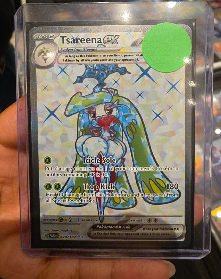 2023 Pokémon SV04: Paradox Rift #220 Tsareena EX — front