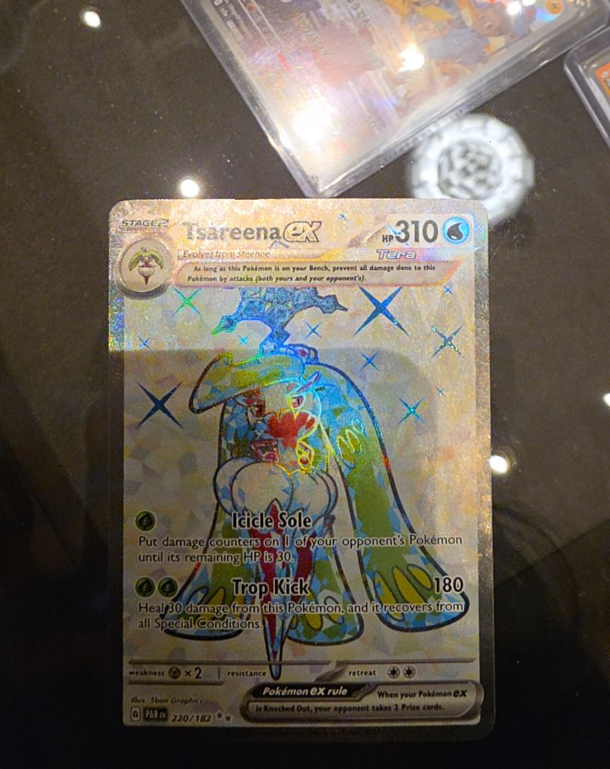 2023 Pokémon Paradox Rift #220 Tsareena EX — front