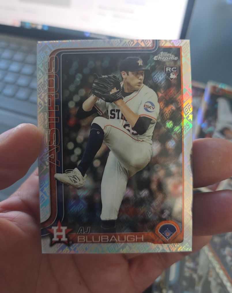 2025 Topps Chrome Update #USC163 AJ Blubaugh — front