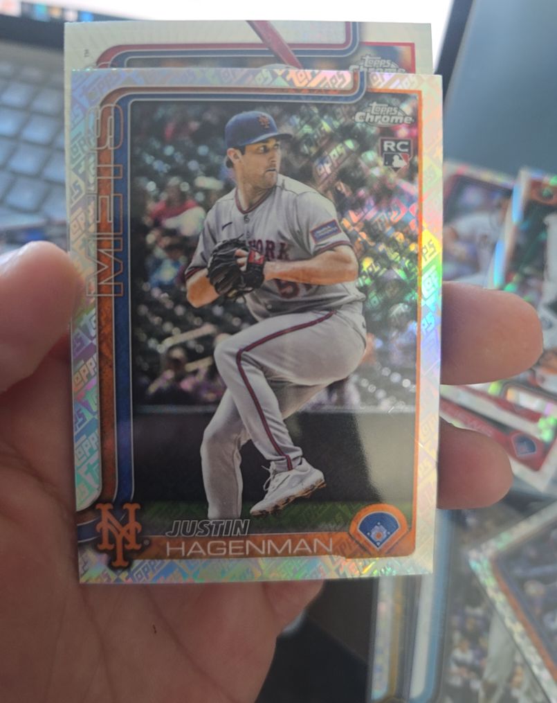 2025 Topps Chrome Update #USC61 Justin Hagenman — front