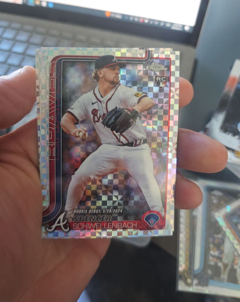 2025 Topps Chrome Update #USC132 Spencer Schwellenbach — front