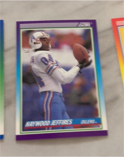 1990 Score #506 Haywood Jeffires — front