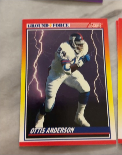 1990 Score #562 Ground Force Ottis Anderson — front