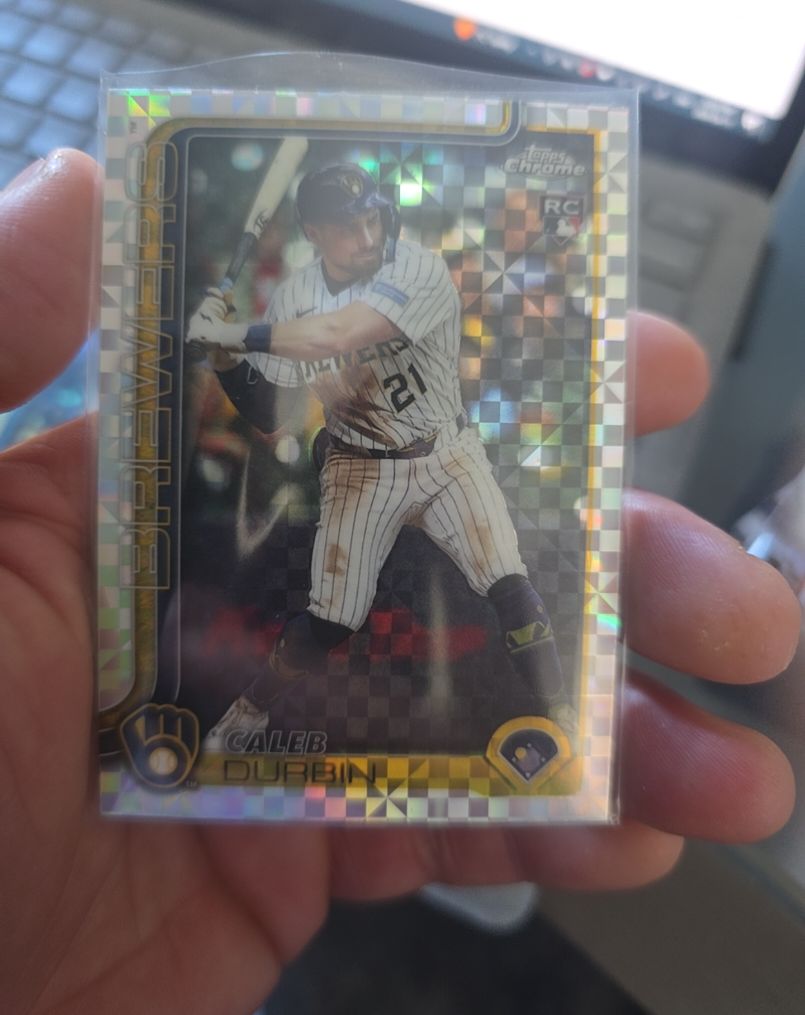 2025 Topps Chrome Update Series #USC82 Caleb Durbin — front