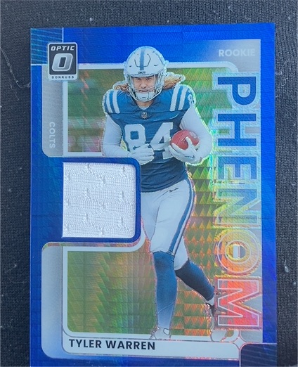 2025 Donruss Optic Rookie Phenom #RPBH-TWN Tyler Warren — front