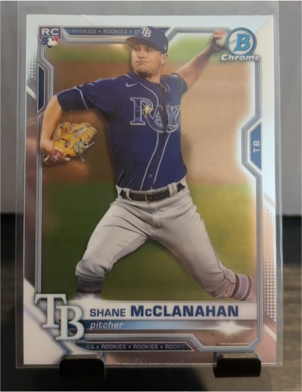2021 Bowman Chrome #8 Shane McClanahan — front