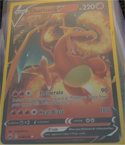 2023 Pokémon TCG Brilliant Stars #017 Charizard V — front