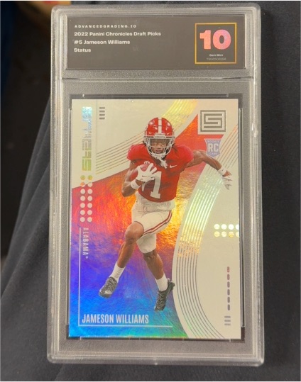 2022 Panini Chronicles Draft Picks #5 Jameson Williams — front