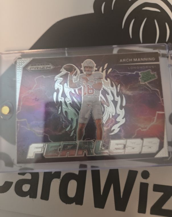 2025 Panini Prizm Draft Picks #F-AMG Arch Manning Fearless — front