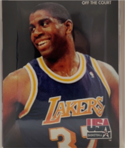 1992 SkyBox USA #32 Earvin "Magic" Johnson — front