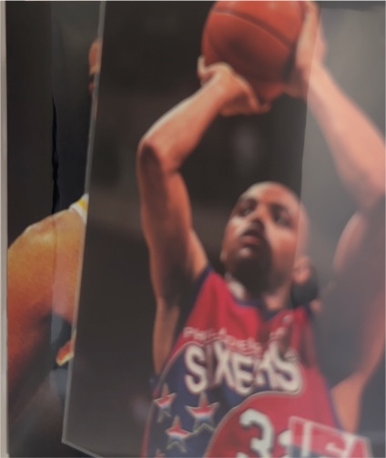 1990 Charles Barkley Philadelphia 76ers 8x10 Photo — front