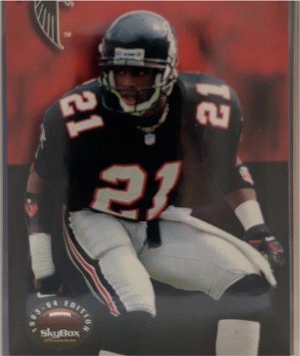 1994 SkyBox #10 Deion Sanders — front