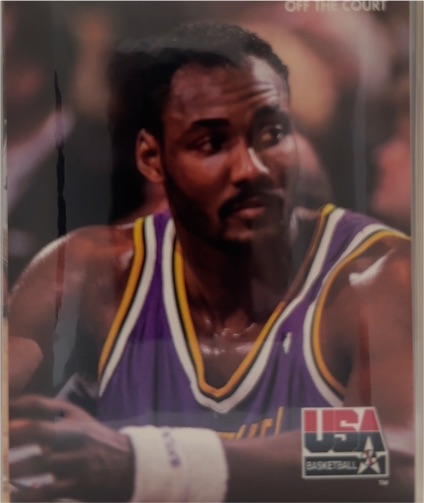 1992 SkyBox USA #50 Karl Malone Off The Court — front