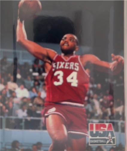 1992 SkyBox USA #1 Charles Barkley — front