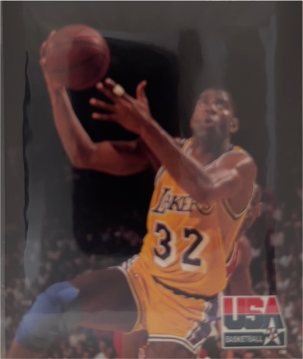 1992 SkyBox USA #104 Magic on Magic — front