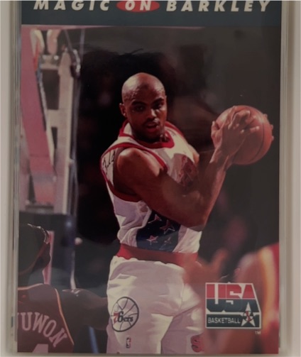 1992 SkyBox USA #101 Magic on Barkley Charles Barkley — front
