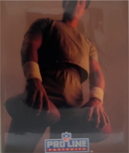 1991 Pro Line Portraits Football Card — front