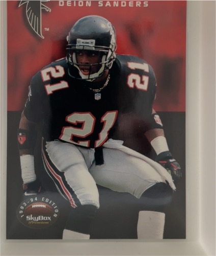 1993 SkyBox Premium #238 Deion Sanders — front