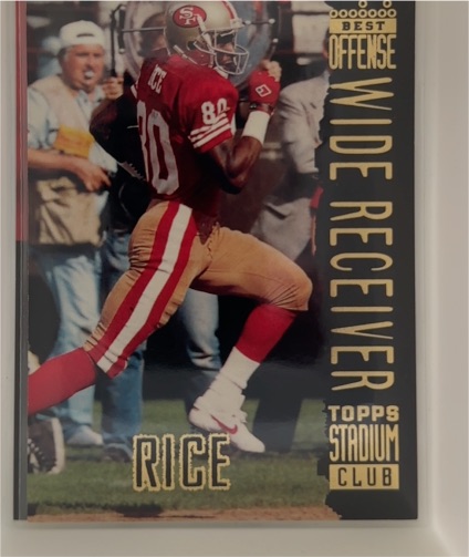 1994 Topps Stadium Club #101 Jerry Rice — front