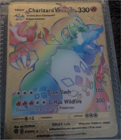 2020 Pokémon Champion Path #074 Charizard VMAX — front