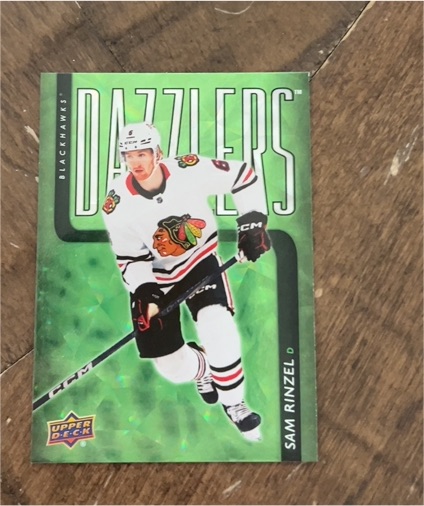 2025-26 Upper Deck Series 2 #DZ-75 Sam Rinzel Dazzlers Green — front