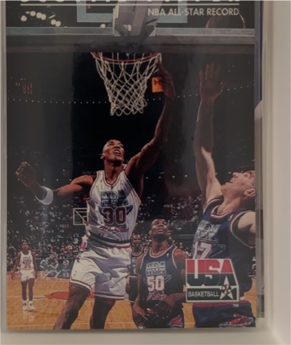 1992 SkyBox USA Basketball NBA All-Star Record David Robinson — front