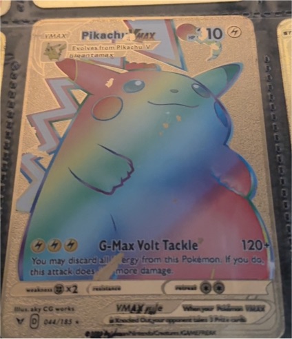 2020 Pokémon Vivid Voltage #044 Pikachu VMAX — front