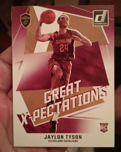 2024 Donruss #4 Jaylon Tyson Great X-Pectations — front