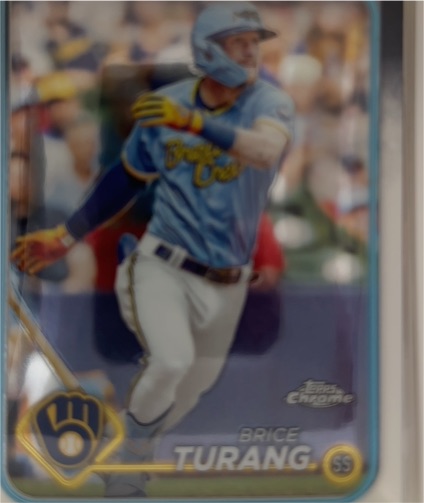 2024 Topps Chrome #272 Brice Turang — front