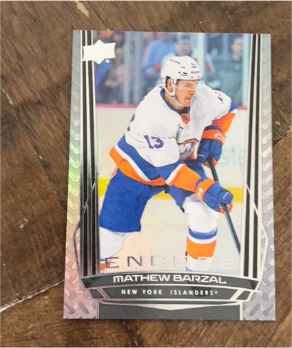 2025-26 Upper Deck Series 2 Encore #E-182 Mathew Barzal — front