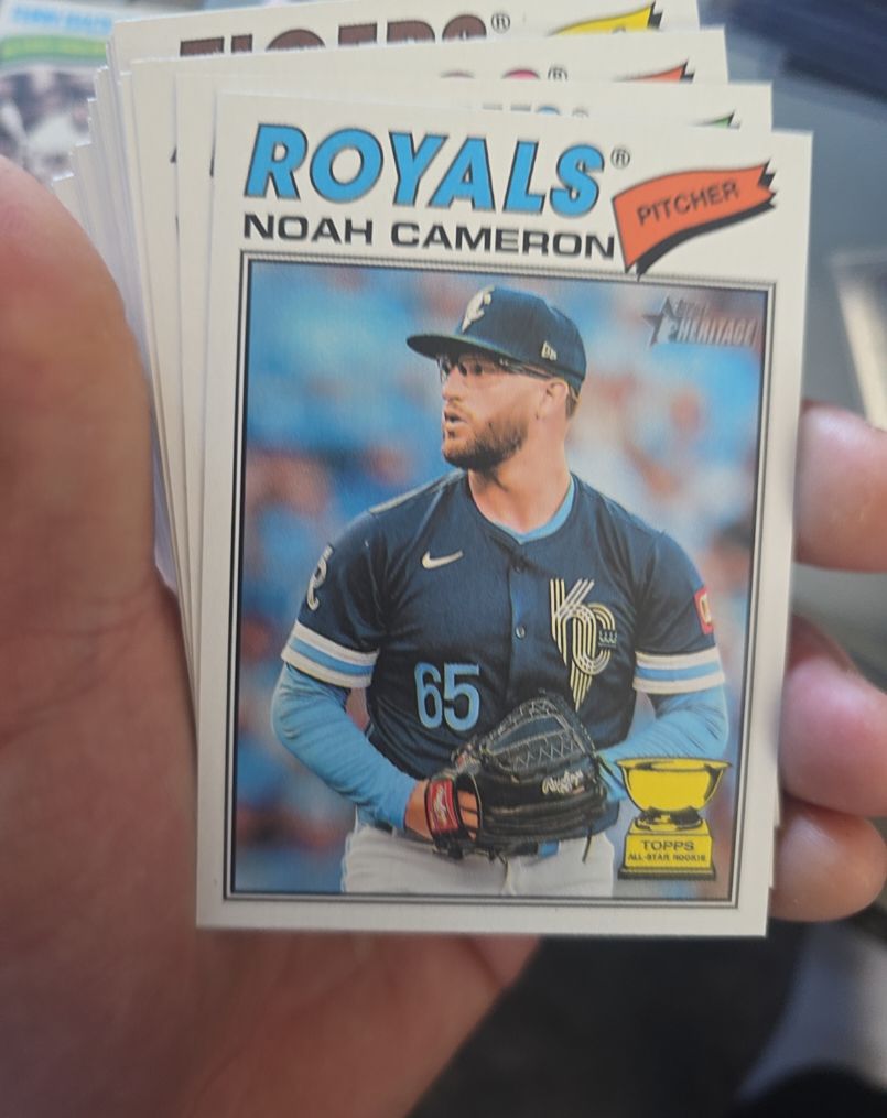 2026 Topps Heritage #78 Noah Cameron — front