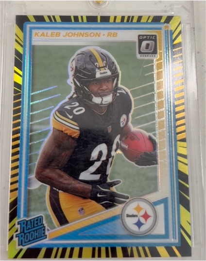 2025 Donruss Optic #232 Kaleb Johnson — front