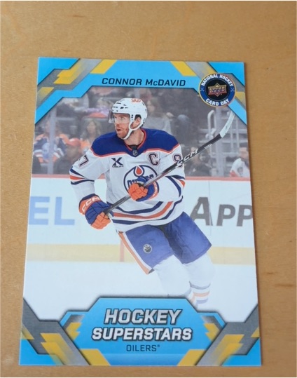 2024 Upper Deck National Hockey Card Day #11 Connor McDavid — front