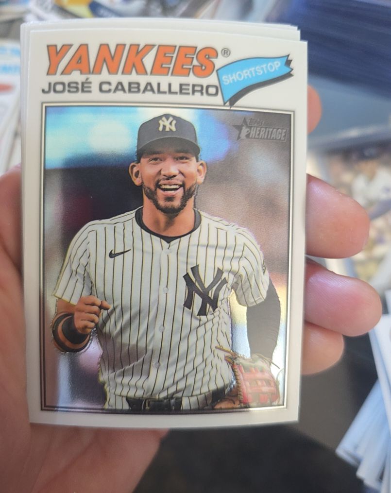 2026 Topps Heritage #328 José Caballero — front