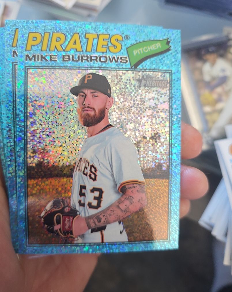 2026 Topps Heritage #96 Mike Burrows — front