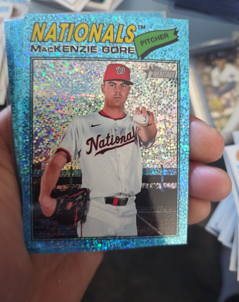 2026 Topps Heritage #294 MacKenzie Gore — front