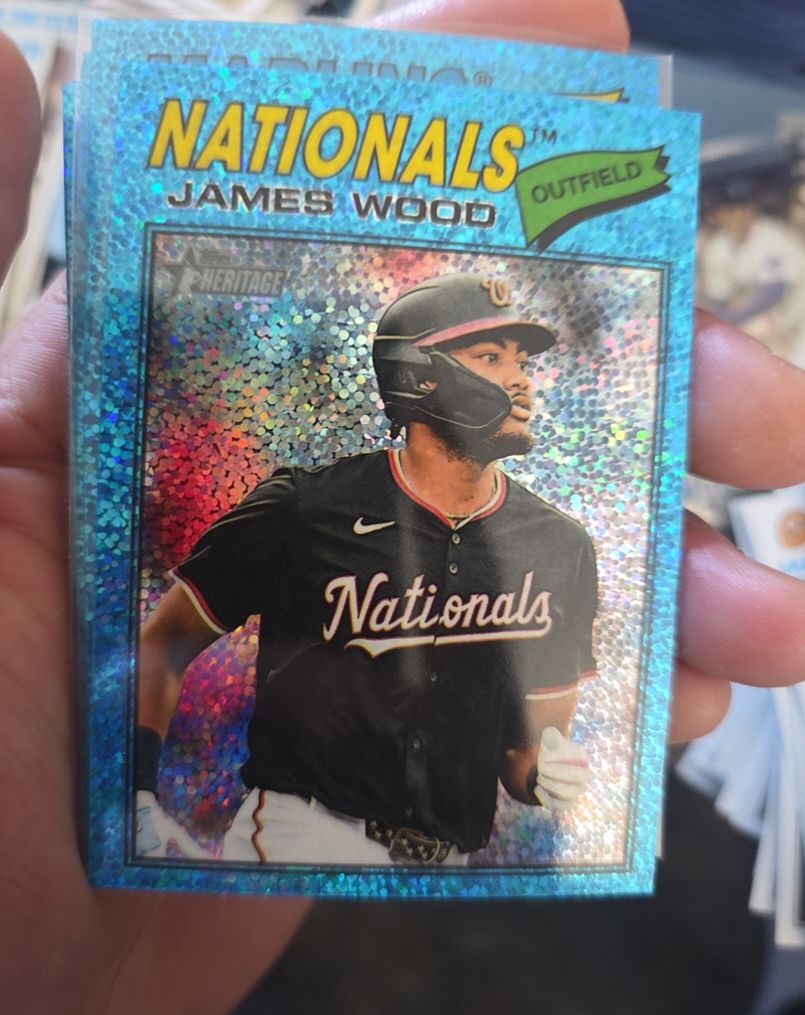 2026 Topps Heritage #295 James Wood — front