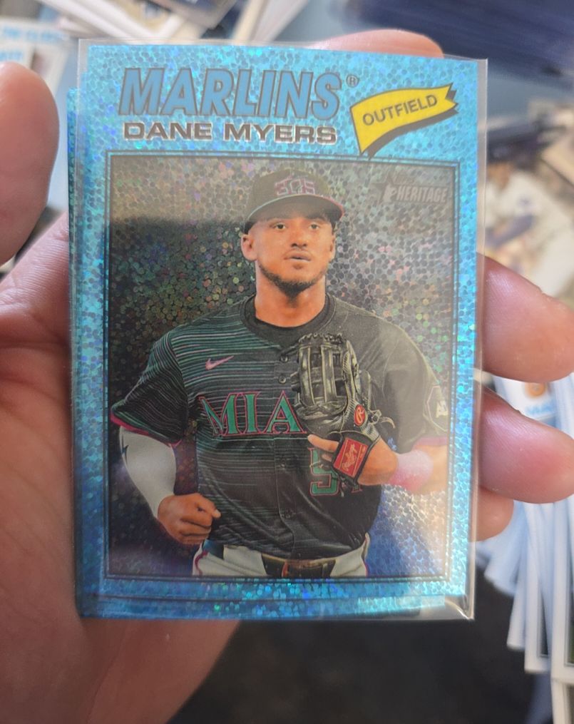 2026 Topps Heritage Chrome #75 Dane Myers — front