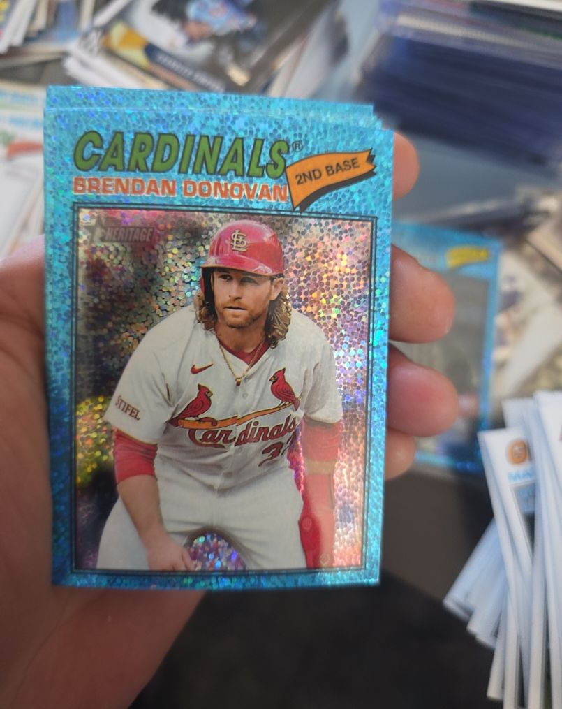 2026 Topps Heritage Chrome #95 Brendan Donovan — front