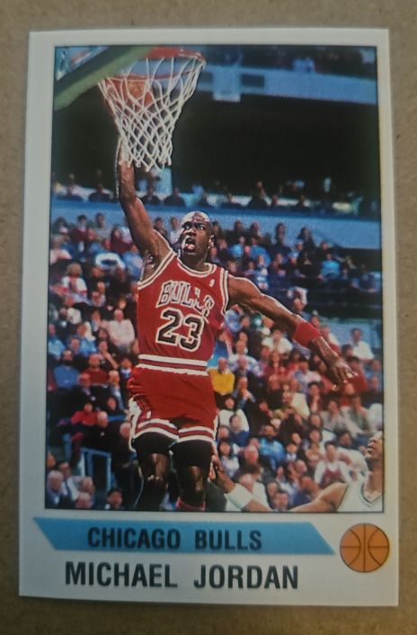 1990 Panini #91 Michael Jordan — front