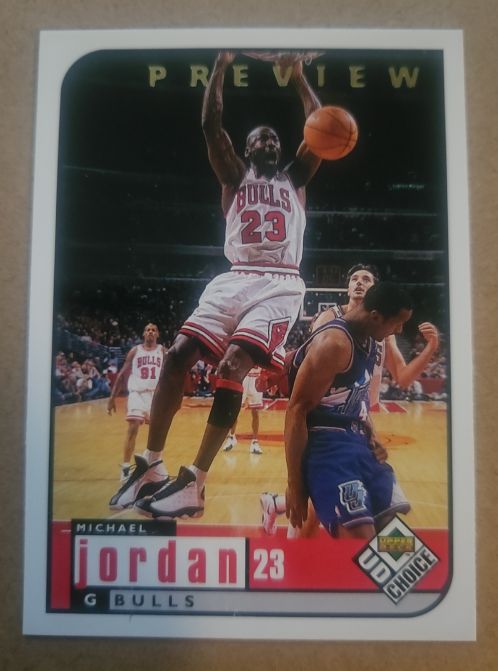 1998-99 Upper Deck UD Choice Preview #23 Michael Jordan — front