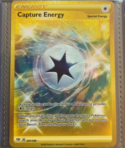 2020 Pokémon SWSH03 #201 Capture Energy — front