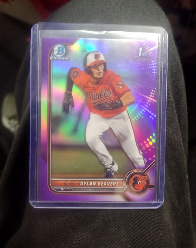 2022 Bowman Chrome #BDC-160 Dylan Beavers — front