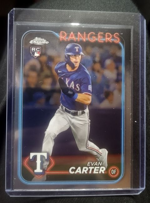 2024 Topps Chrome #136 Evan Carter — front