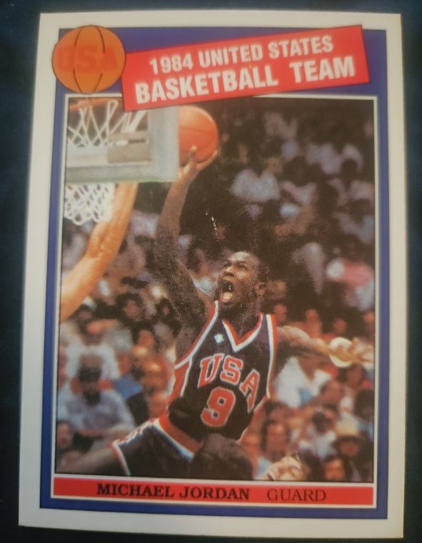 1984-85 Star Co. #195 Michael Jordan United States Basketball Team — front