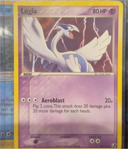 2005 Pokémon Unseen Forces #29 Lugia — front