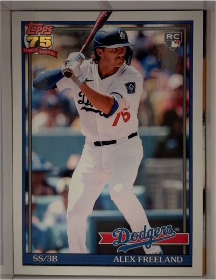 2026 Topps Series 1 #T91-35 Alex Freeland — front