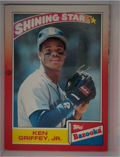 1990 Topps Bazooka #18 Ken Griffey Jr. — front