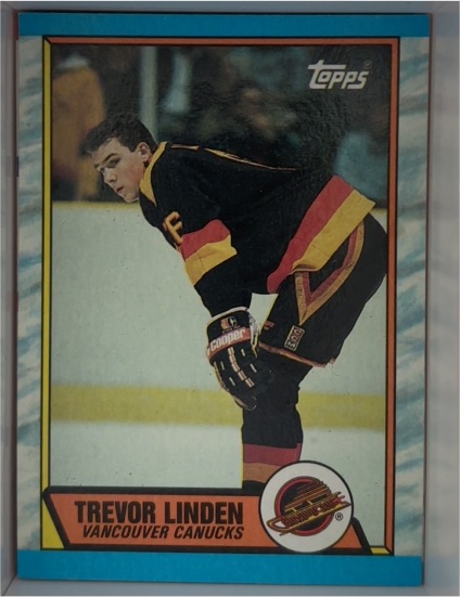 1989-90 Topps #89 Trevor Linden — front